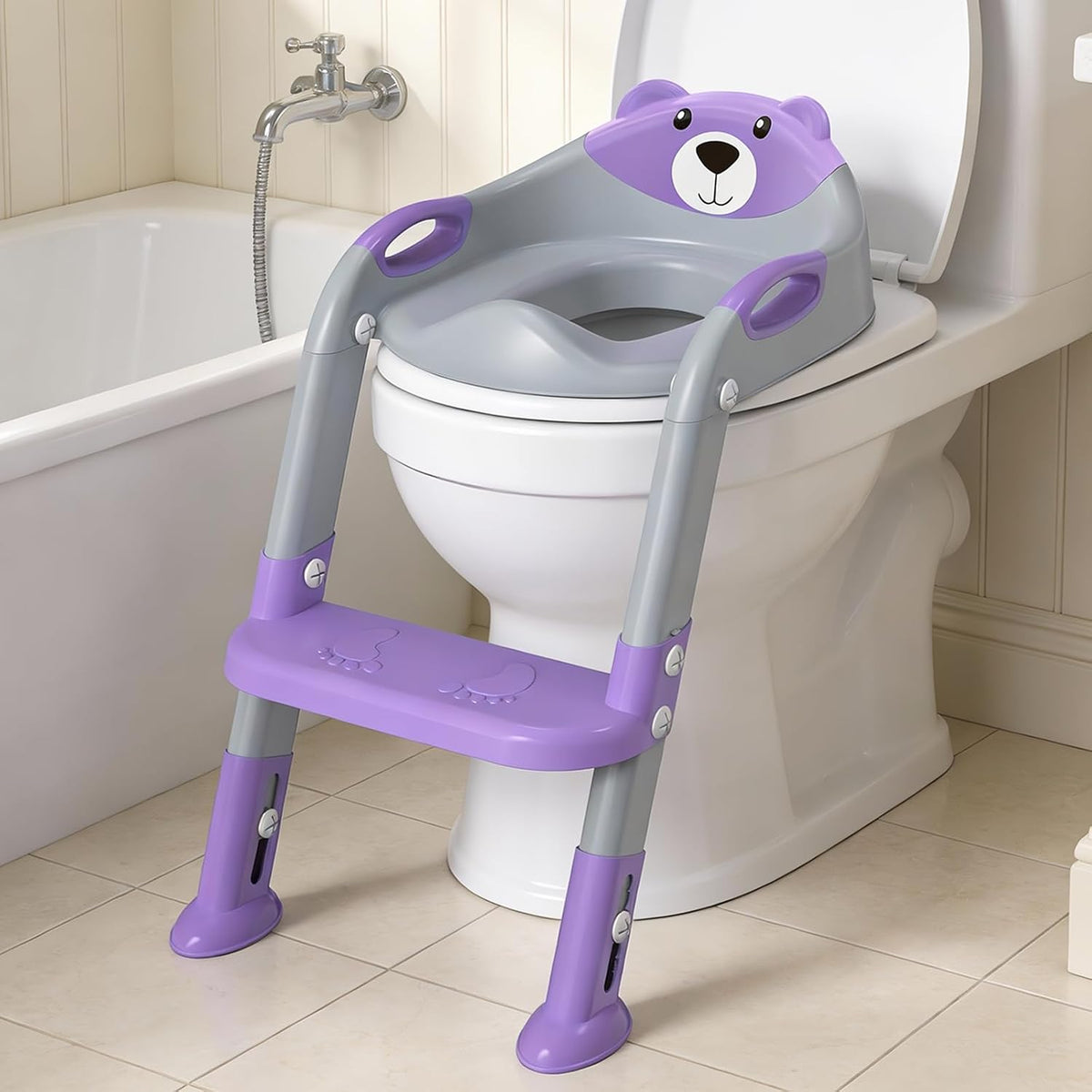 Inodoro de entrenamiento para ir al baño para niños pequeños, asien...