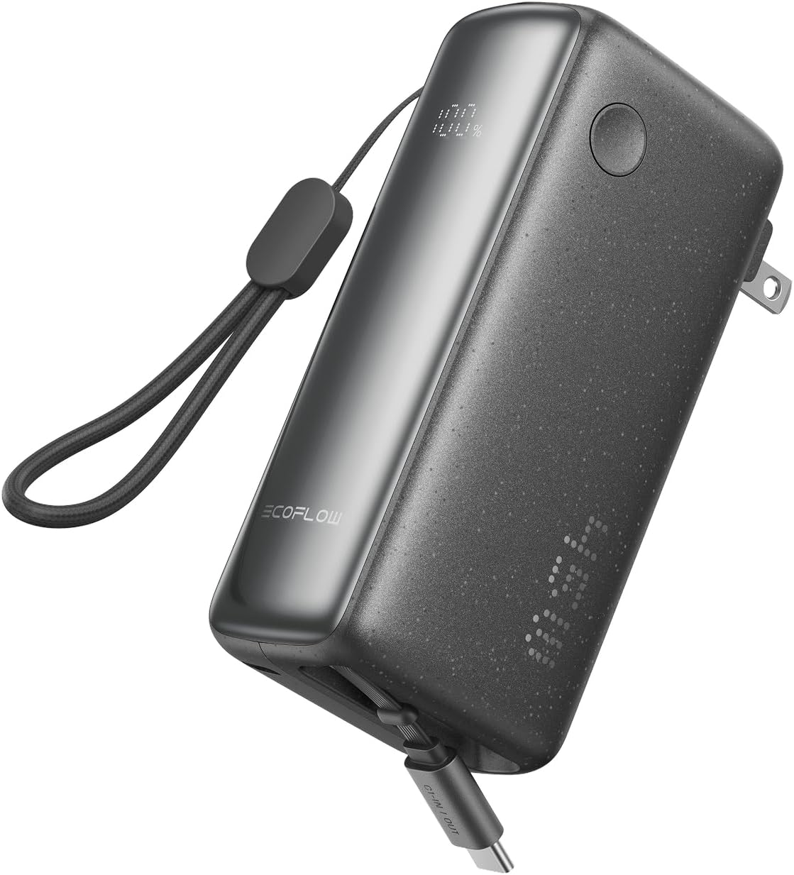 EF ECOFLOW Rapid - Cargador portátil 3 en 1 de 45 W con enchufe de...