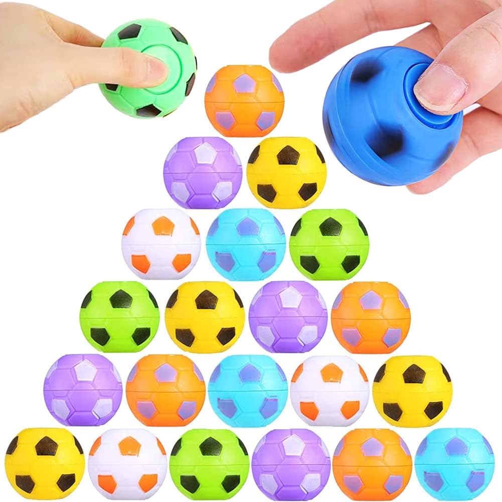 32 piezas mini Fidget Spinners pelota de fútbol juguetes para niños...
