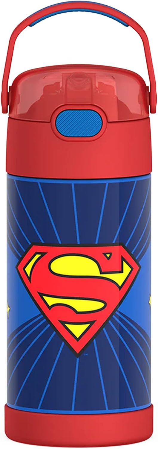 THERMOS FUNTAINER - Botella de agua con pajita, 12 onzas, transform...
