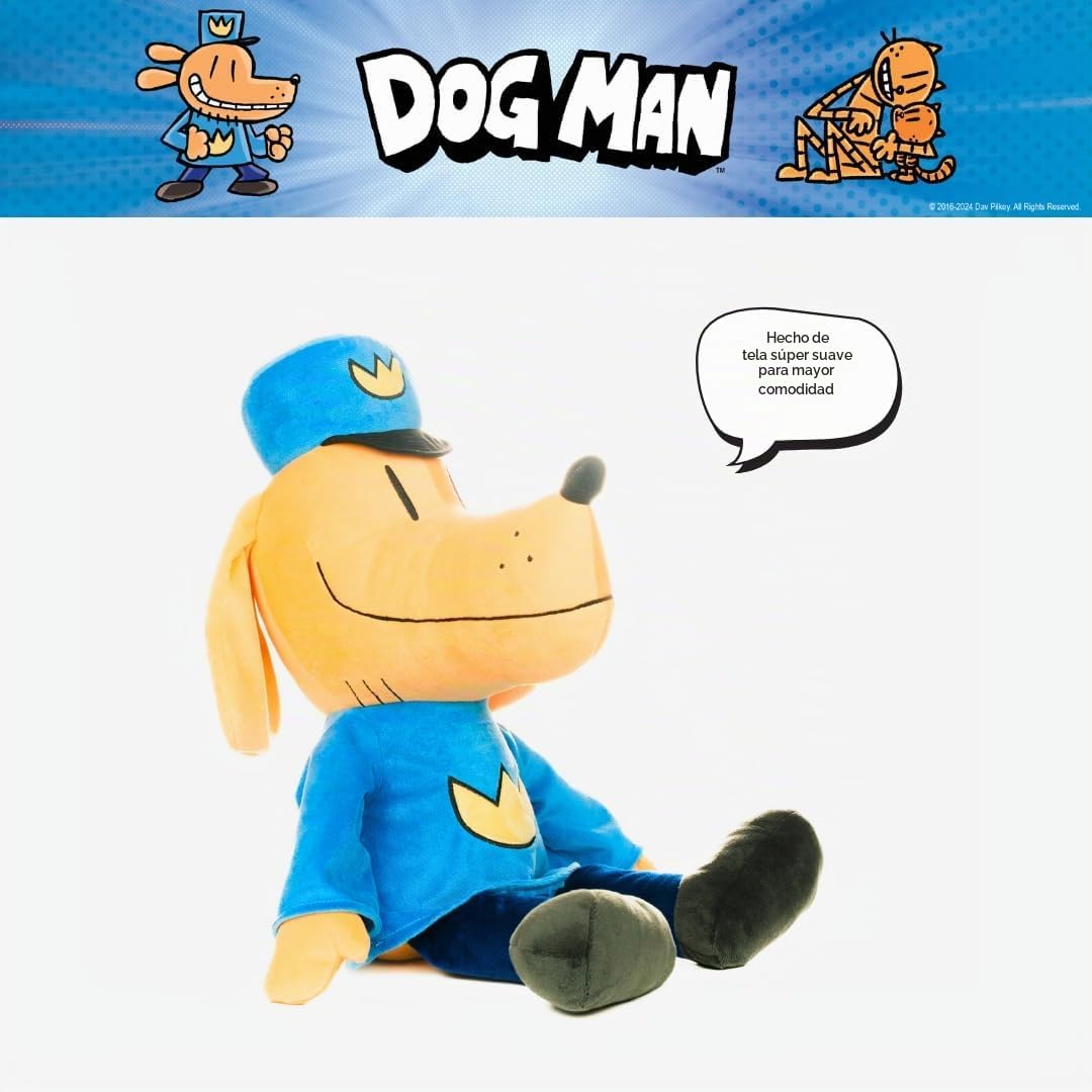Coleccionables Dog Man Supa Comic Bedding Almohada Súper Suave y Ac...