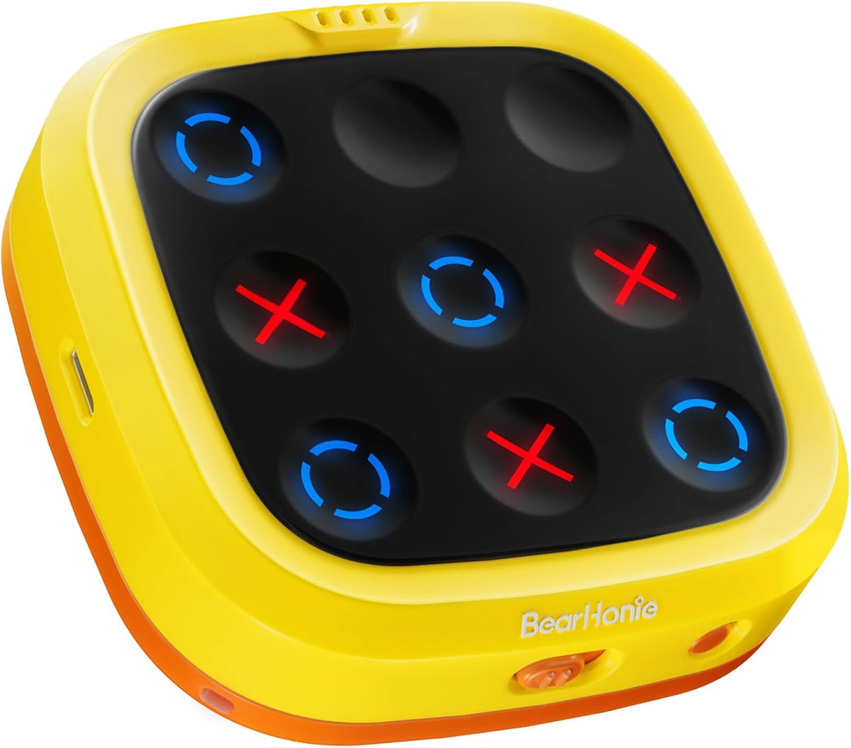 BearHonie Juego de tic-tac-toe portátil electrónico de 4 en 1 para...