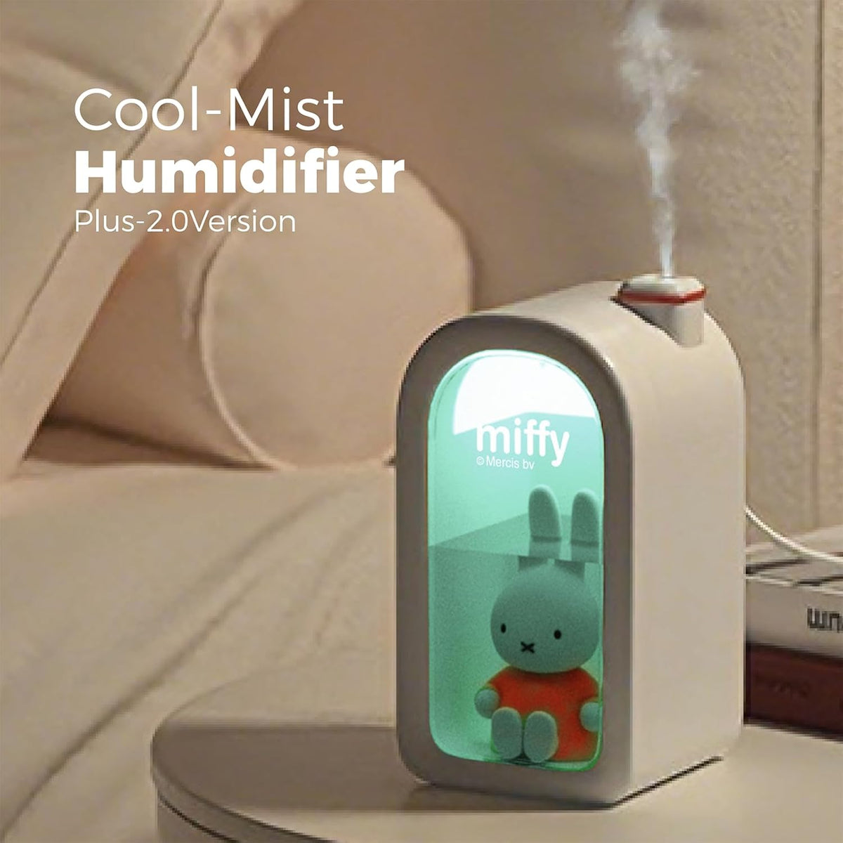 Mipow X Miffy Humidificador de niebla fría \u2013 Humidificador ult...