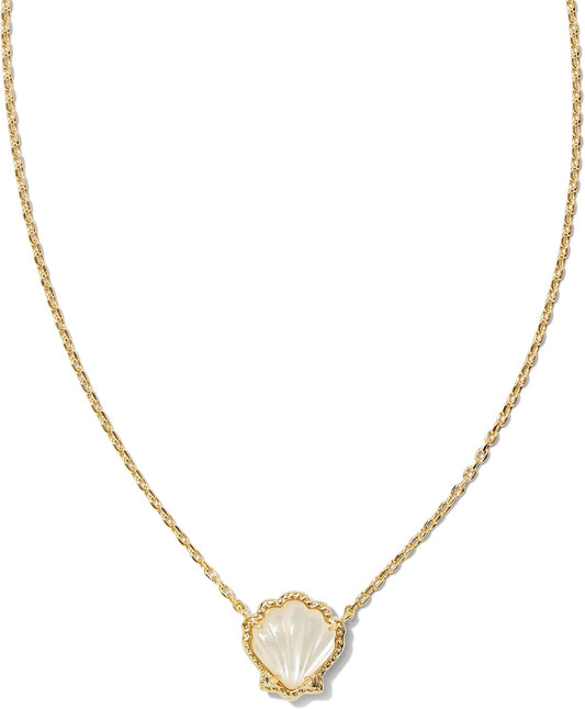 Kendra Scott Brynne Shell Collar con colgante corto, joyería de mod...
