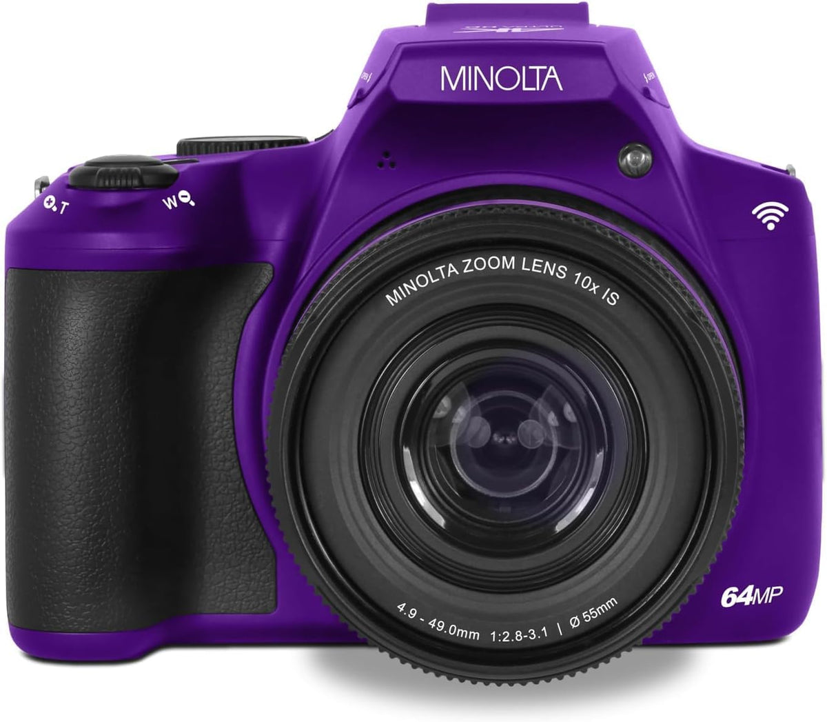 Minolta MNB10Z - Cámara puente 4K de 64 MP, zoom óptico 10X, LCD ab...