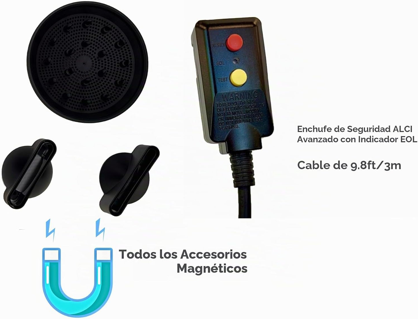 Hydra Turbo Mark 3 (negro mate) secador de pelo iónico profesional,...
