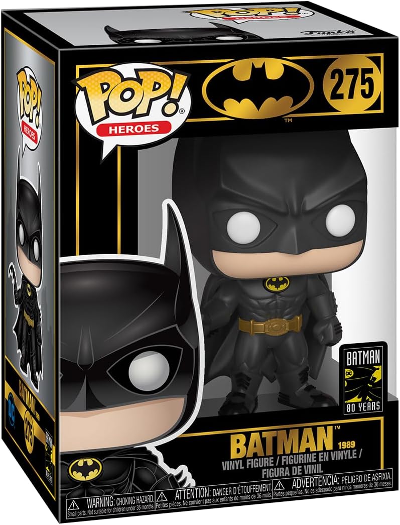 Funko Pop Heroes: Batman 80th - Batman - (1989), Multicolor, Estánd...