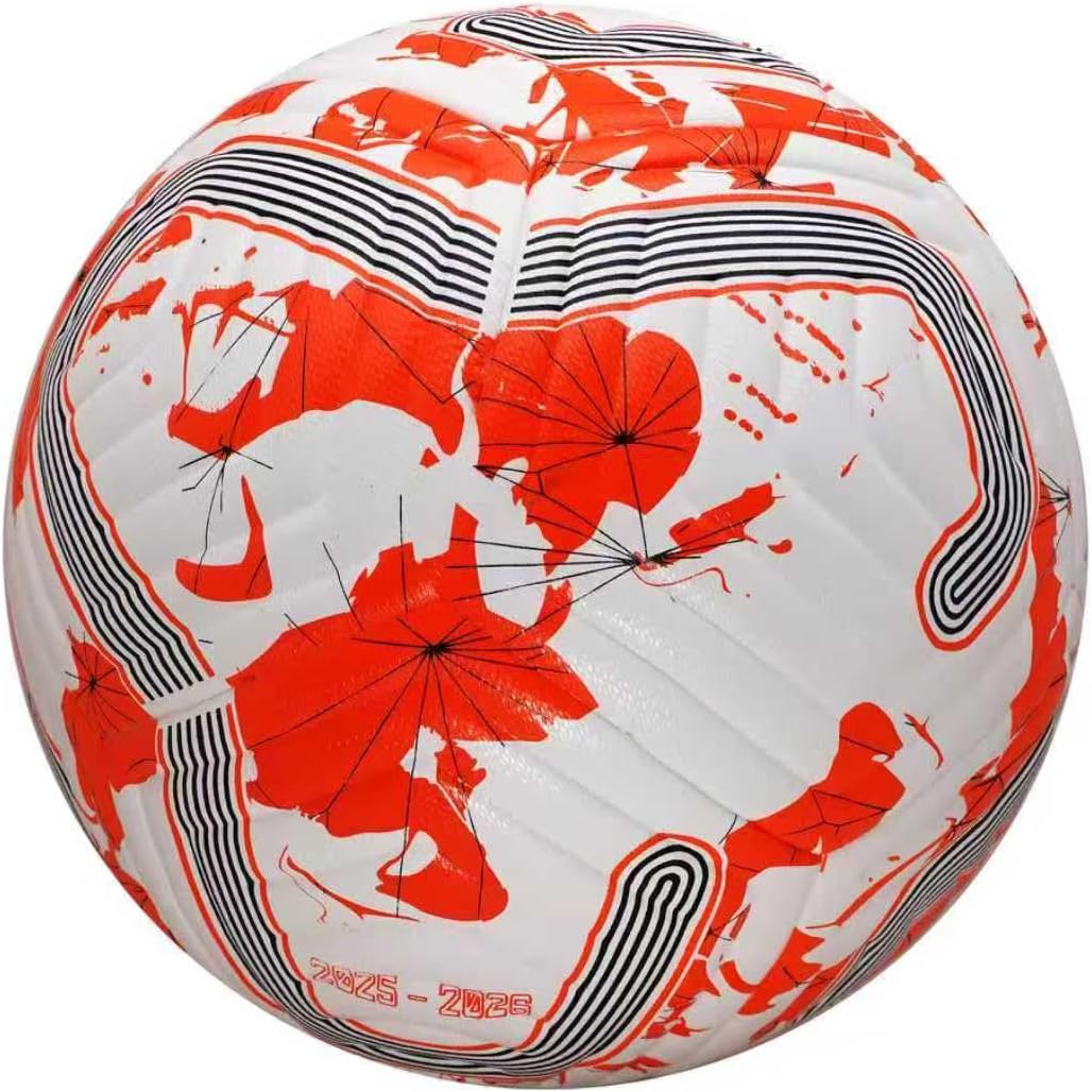 CWBCWB Balón de fútbol tamaño 5 para adultos y jóvenes, pelota de e...