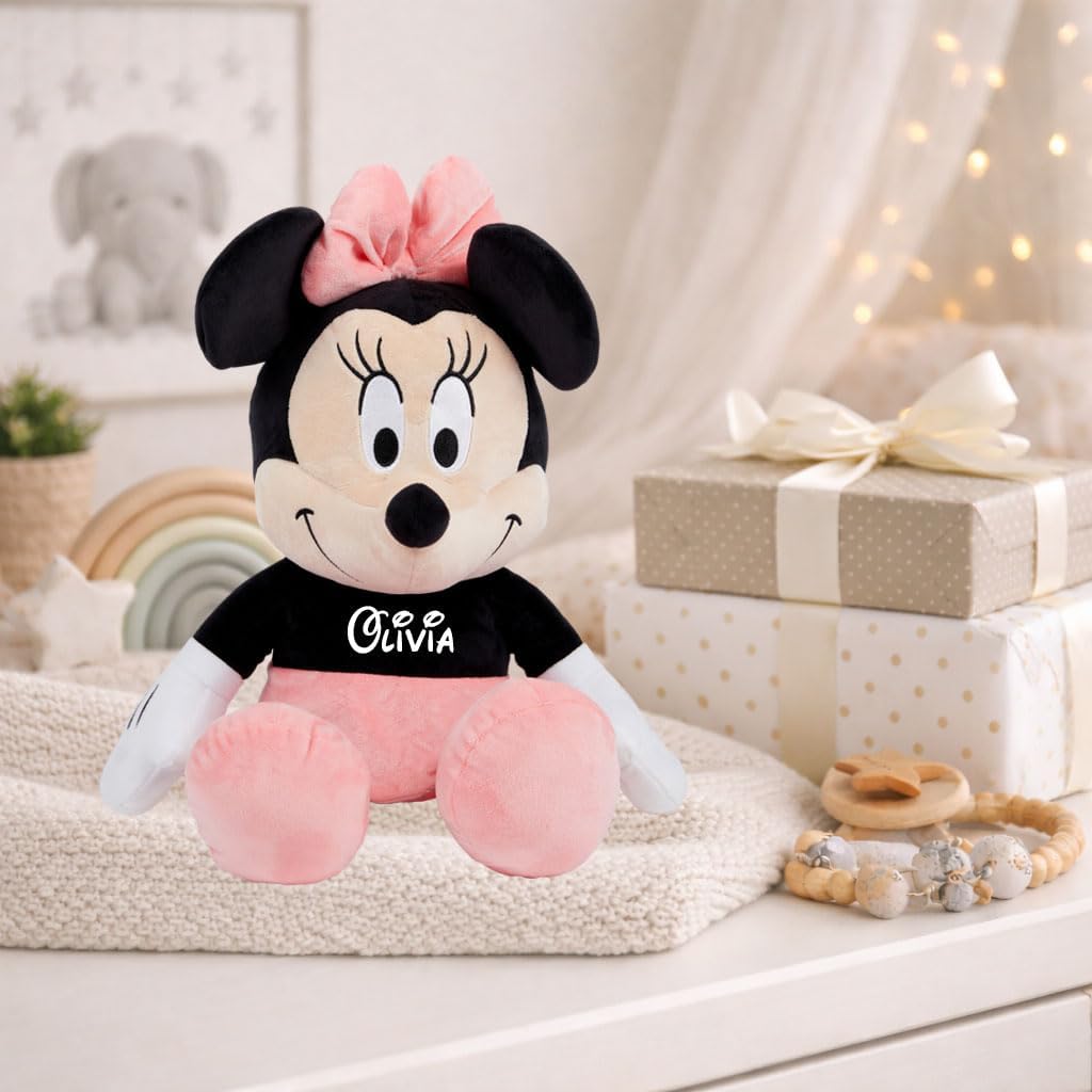 Disney Peluche oficial de Minnie Mouse personalizado para niños, pe...