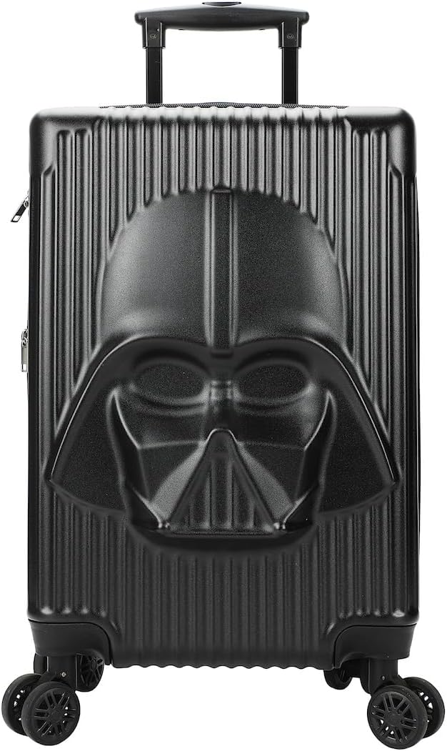 Bioworld Equipaje de mano rígido con ruedas, Darth Vader Negro