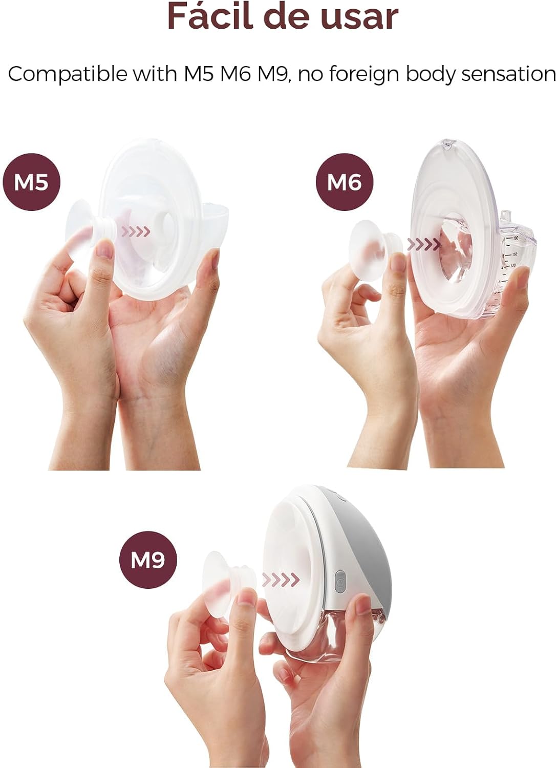 Momcozy M5| M6| M9 Accesorios de repuesto originales, insertos de 0...