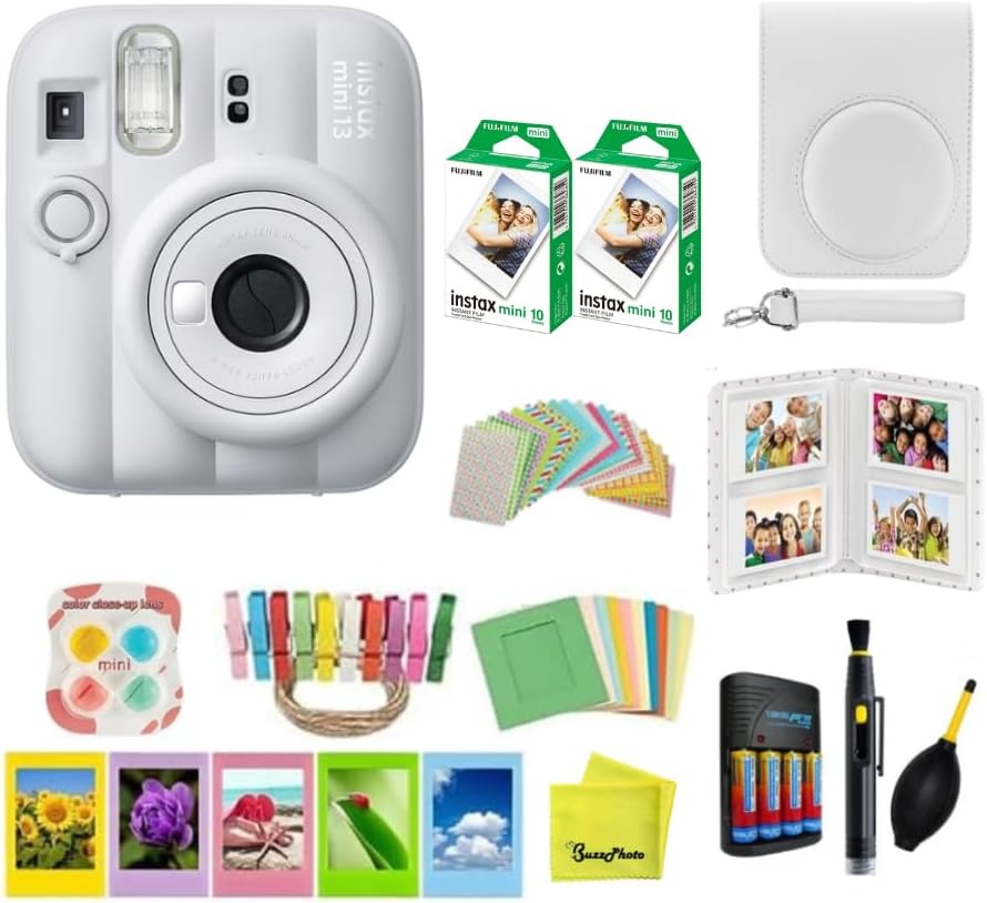 Paquete de cámara de película instantánea FUJIFILM instax Mini 13 C...