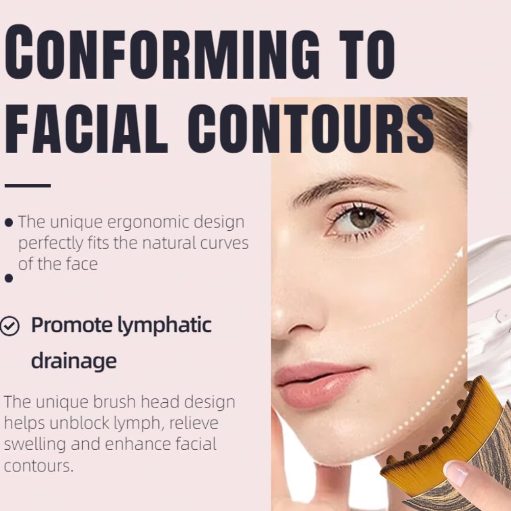1\/2 PIEZAS Cepillo Linfático de Contorno Facial para Esculpir \u20...