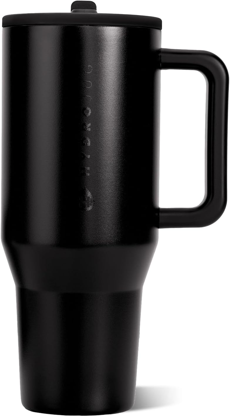 HydroJug Traveler - Botella de agua de 40 onzas con asa y popote ab...