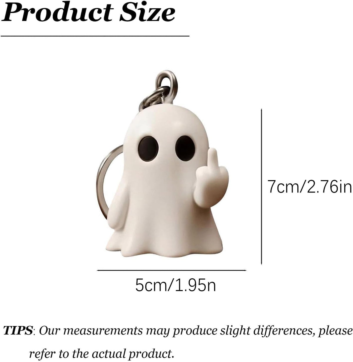 Angyape Divertido llavero fantasma de Halloween para bolso de mano,...