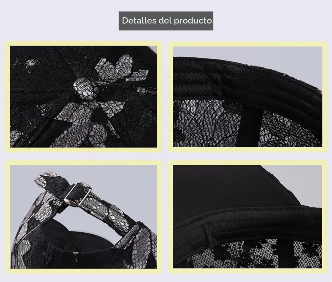 Gorra de béisbol con incrustaciones de diamantes de imitación brill...
