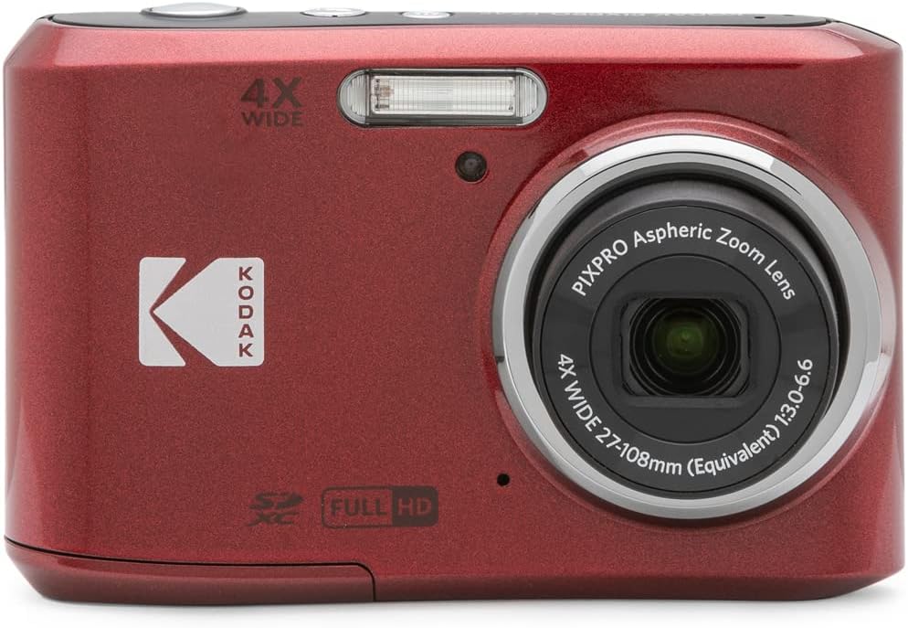 Kodak FZ45RD PIXPRO - Cámara digital de 16 MP con Lexar 64 GB de al...