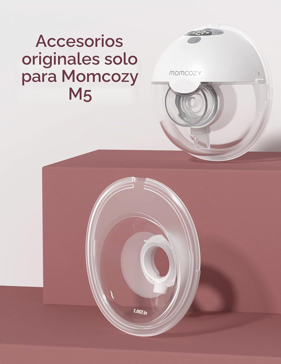 Momcozy M5 - Accesorios de repuesto originales, brida de doble sell...