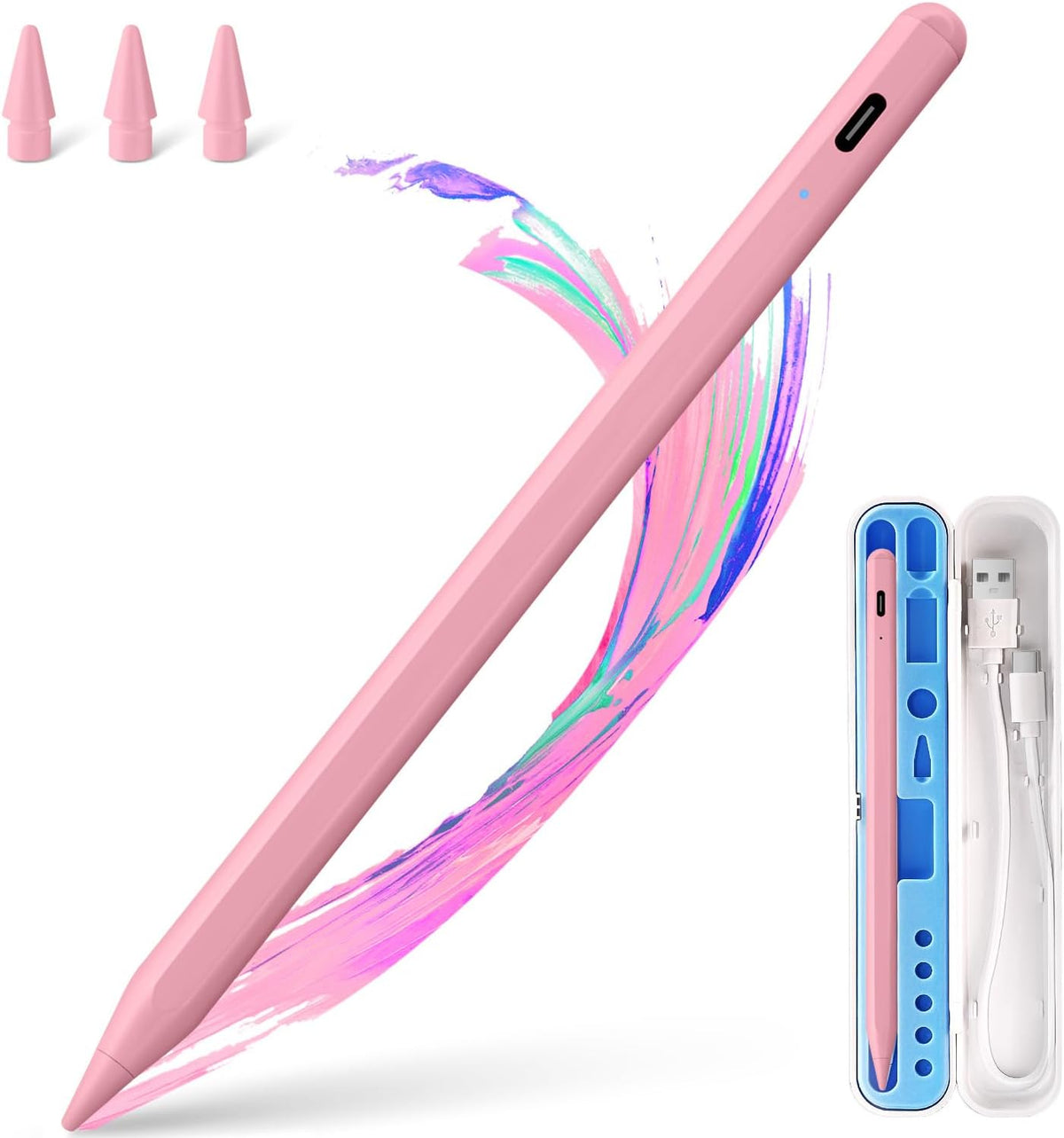 BLEBLE Lápiz capacitivo para iPad Apple: Carga rápida para Lápiz de...