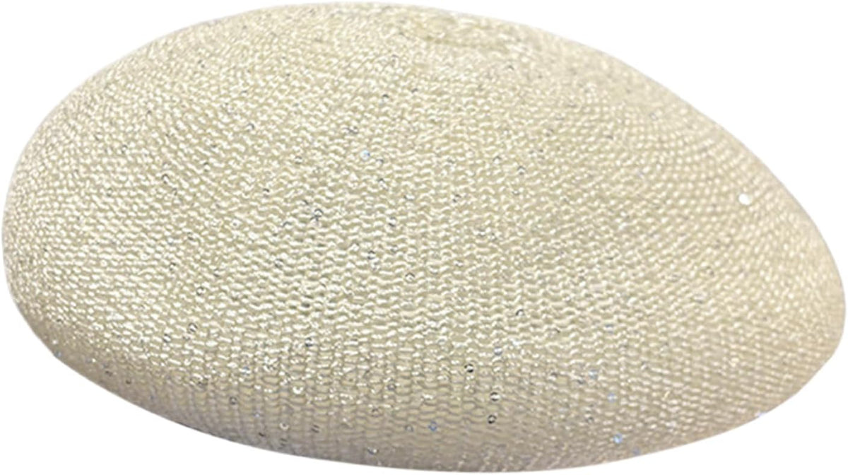MOSSTYUS Boina ligera de encaje para mujer, diseño floral, transpir...