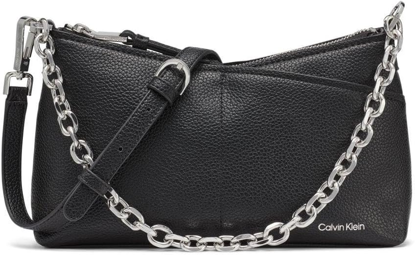 Calvin Klein Zoe Top Zip Chain Crossbody para mujer