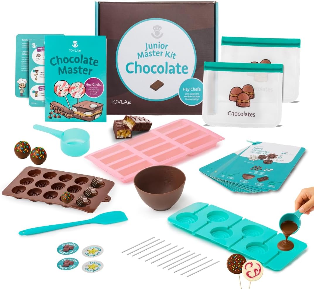 Tovla Jr. Kit de fabricación de chocolate real para niños | Aprende...
