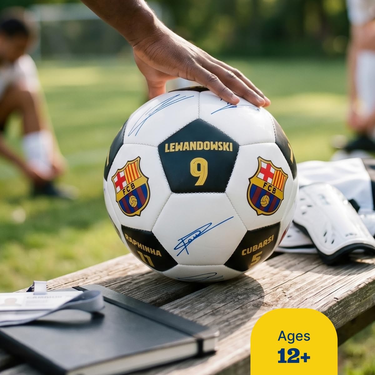 Maccabi Art Balón de fútbol con licencia oficial del FC Barcelona,...