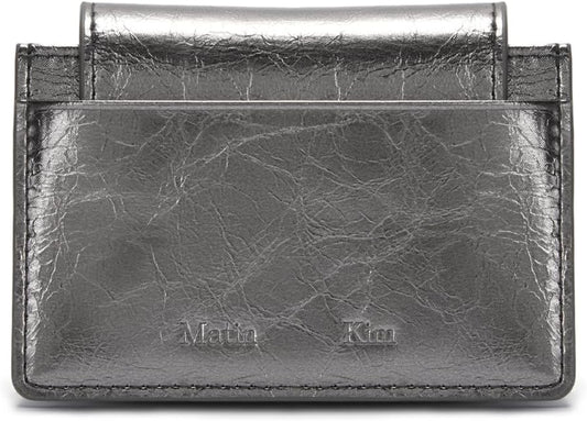 Matin Kim, Cartera de acordeón, tarjetero para hombre y mujer, colo...