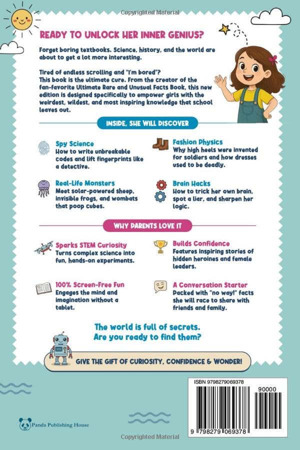 El libro de conocimientos raros e inusuales para niñas inteligentes...