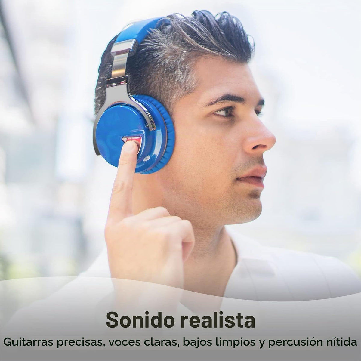 Silensys E7 Auriculares con cancelación activa de ruido Bluetooth c...