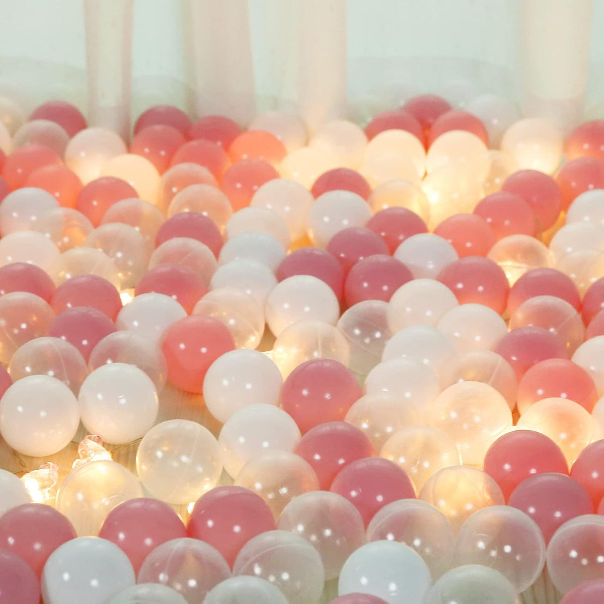 Heopeis Pelotas de Plástico Suave para Piscina de Pelotas, 100 200...