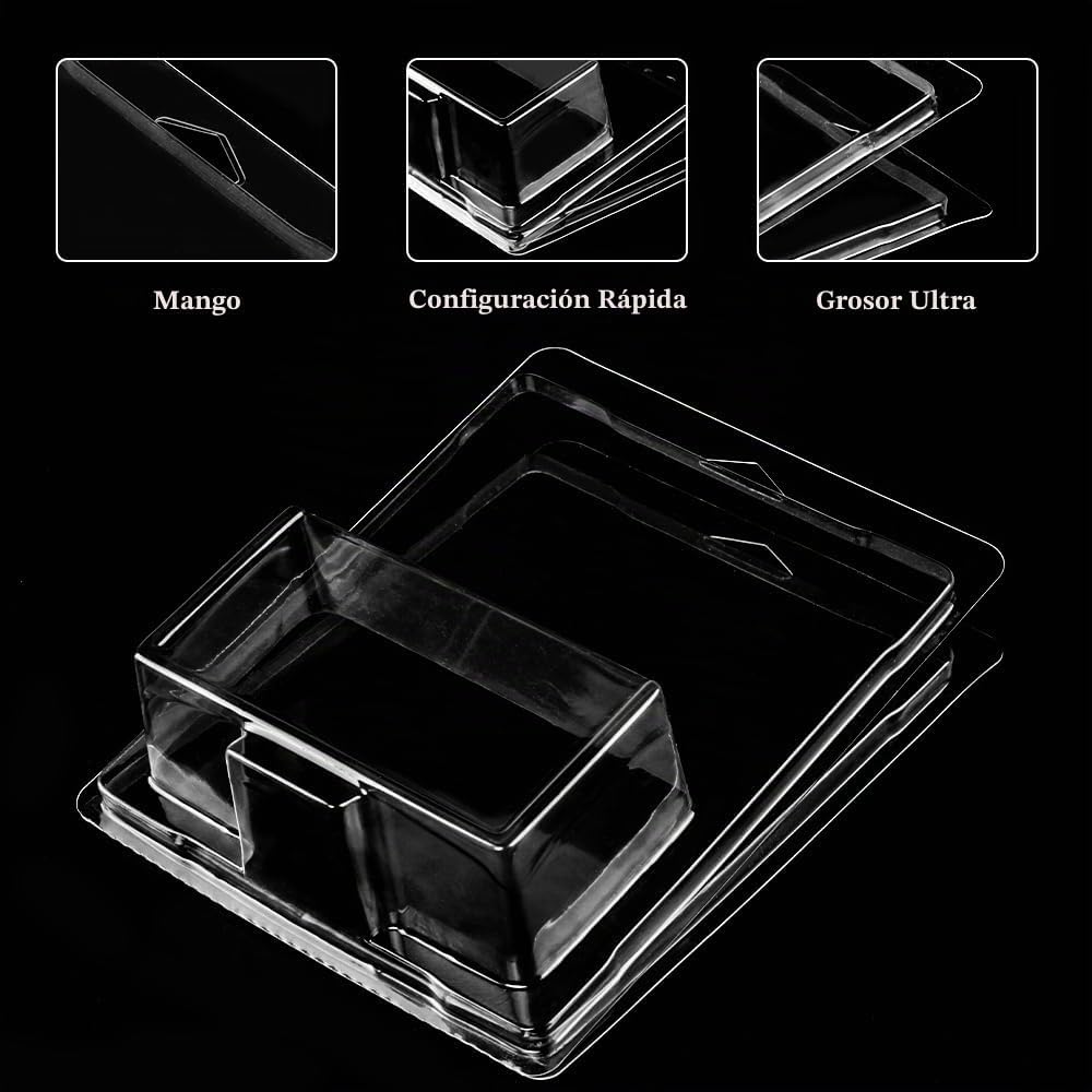 32 paquetes de fundas protectoras transparentes tipo almeja compati...