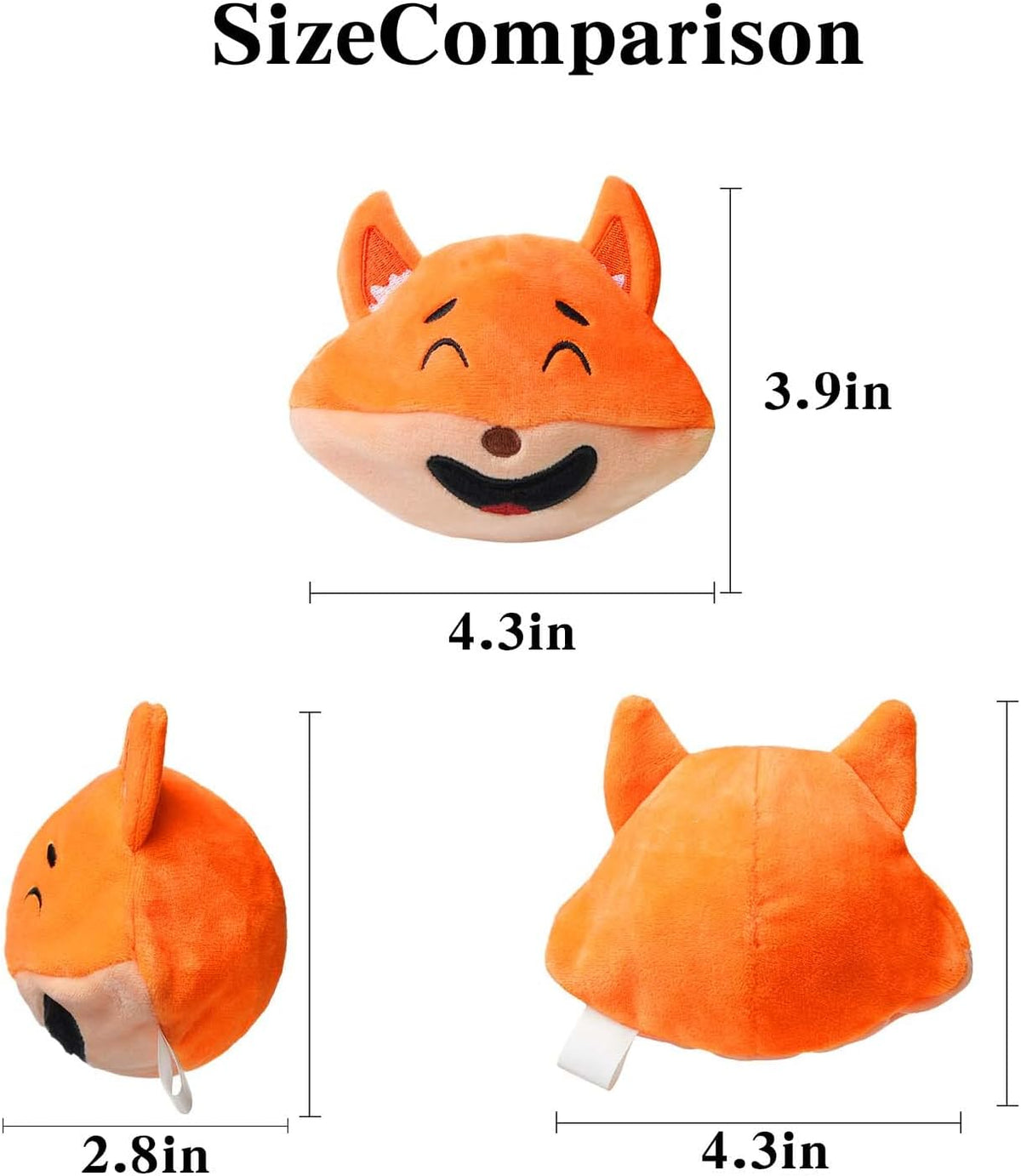 MewaJump Juguetes Chirriantes para Perros con Bola 3-en-1 de Peluch...
