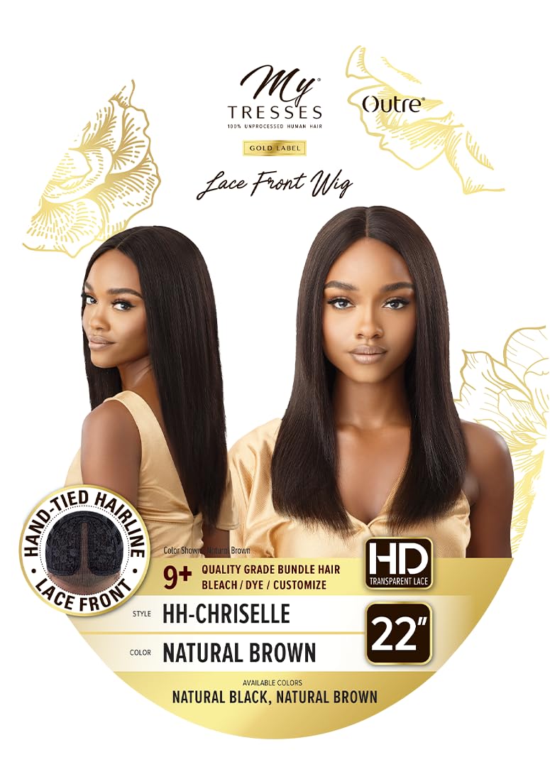 Outre Mytresses Peluca de encaje frontal dorado - Cabello humano -...
