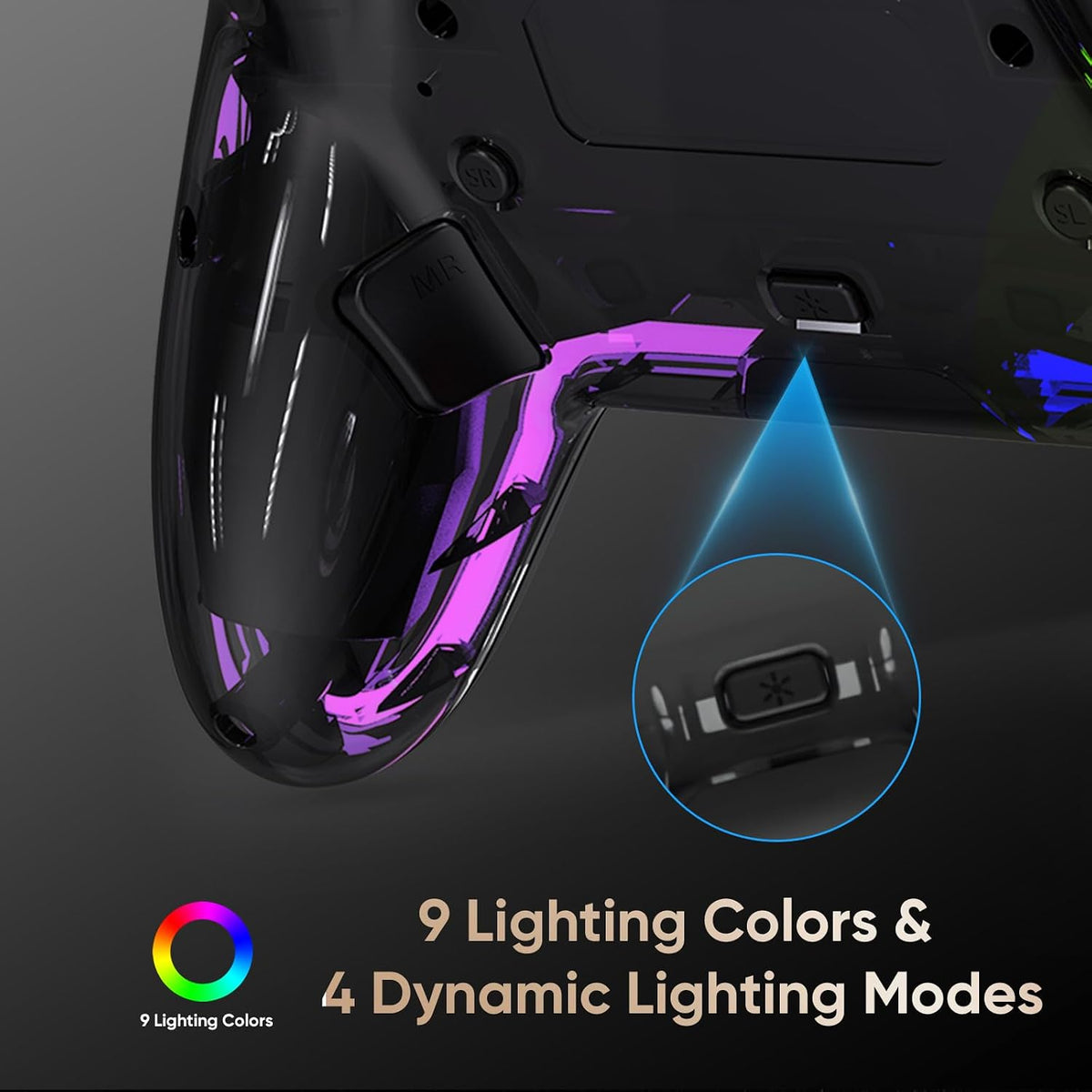 BETMI Controlador inalámbrico para PS5, Pro\/Slim\/MAC\/Steam Deck\...