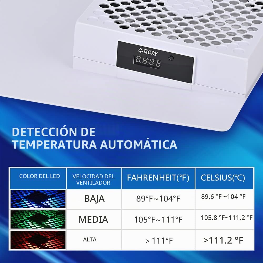 G-STORY Ventilador de Refrigeración PS5, Sistema de Enfriamiento PS...