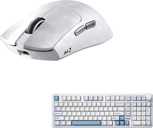 YUNZII Teclado mecánico inalámbrico B98 PRO (azul, interruptor de l...