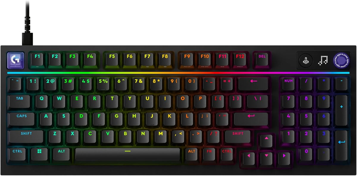 Logitech G Teclado para juegos de 316 x 98, velocidad de informe de...