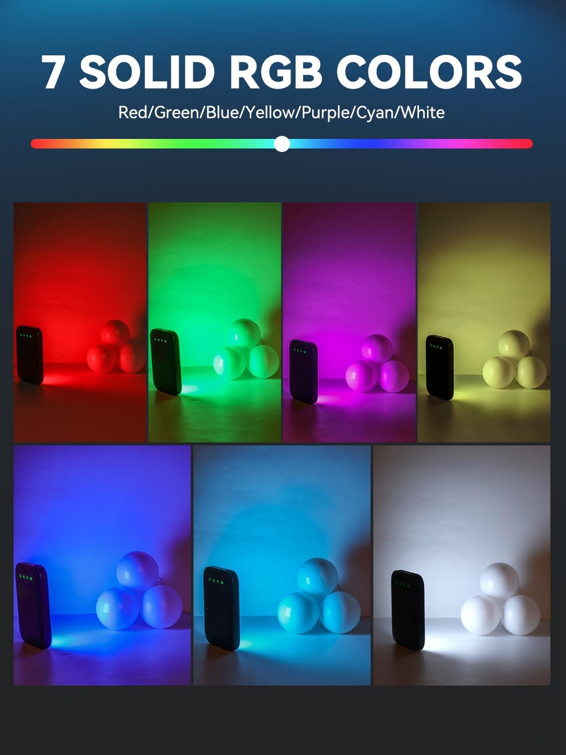 Luz para selfie recargable con clip para teléfono, luz LED portátil...