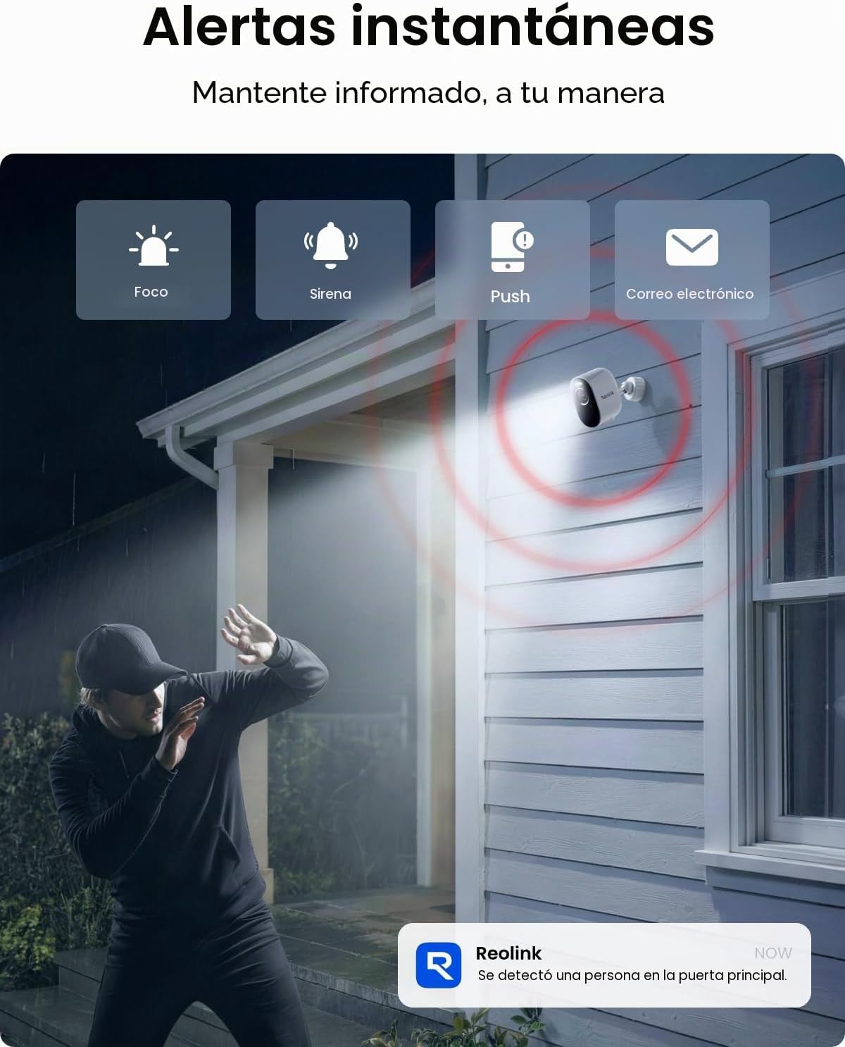 REOLINK Cámaras de seguridad WiFi inalámbricas para exteriores, Arg...
