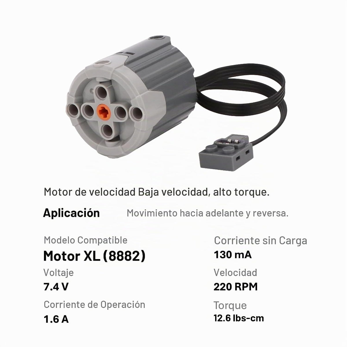 Kit de arranque de motor de 5 piezas compatible con LEGO: incluye M...