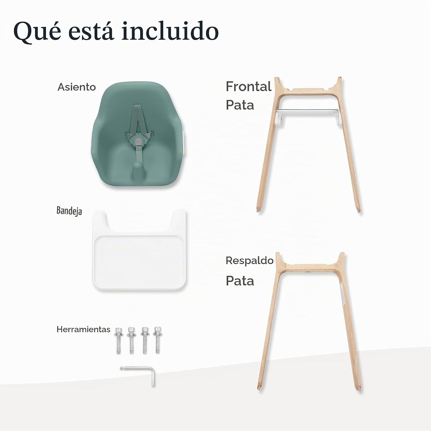 UPPAbaby Ciro - Silla alta, diseño elegante y fácil de limpiar, ban...
