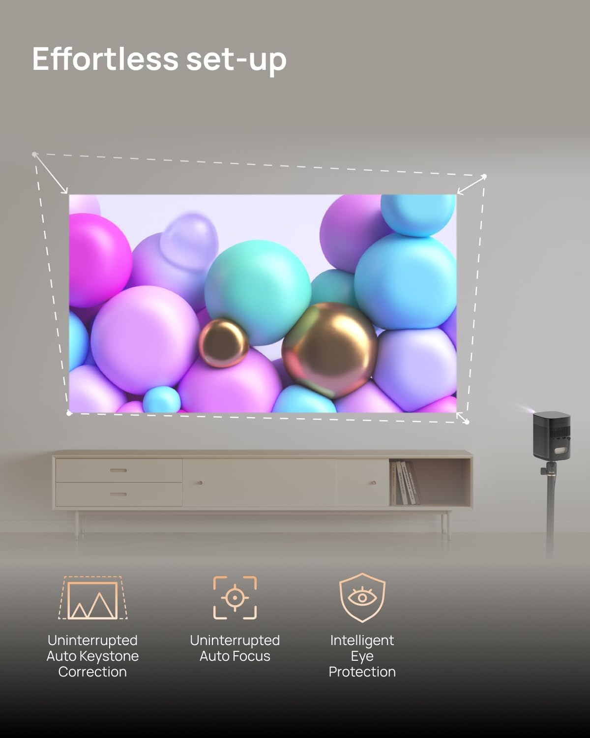 XGIMI Proyector portátil MoGo 2 Pro (nuevo) 1080P, Google TV con Ne...