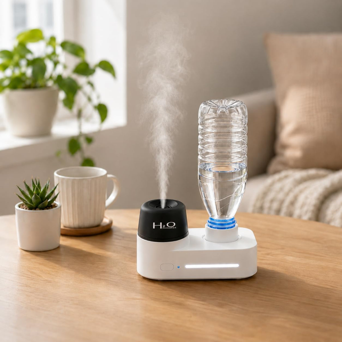 Gmuray Humidificador de viaje, mini niebla fría portátil, recargabl...