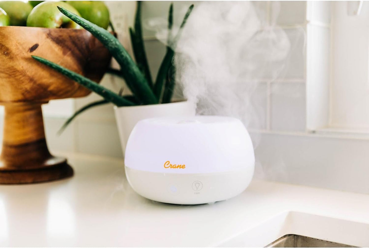 Crane Humidificador ultrasónico portátil de viaje y difusor de arom...