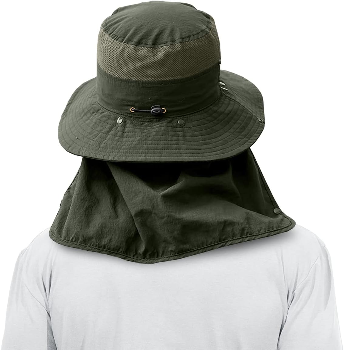 Paquete de 3 sombreros de pesca de ala ancha para hombre, protecció...