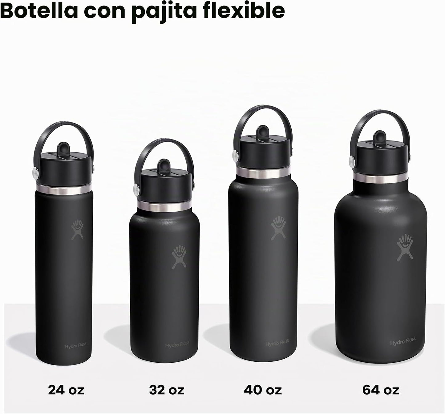 Hydro Flask Botella de agua \u2013 Acero inoxidable aislado \u2013...