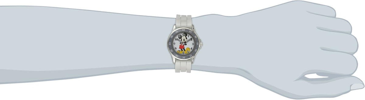 Reloj analógico para niños Mickey Mouse de Accutime, esfera de fáci...