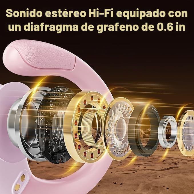 HAOYUYAN Auriculares inalámbricos, auriculares Bluetooth deportivos...