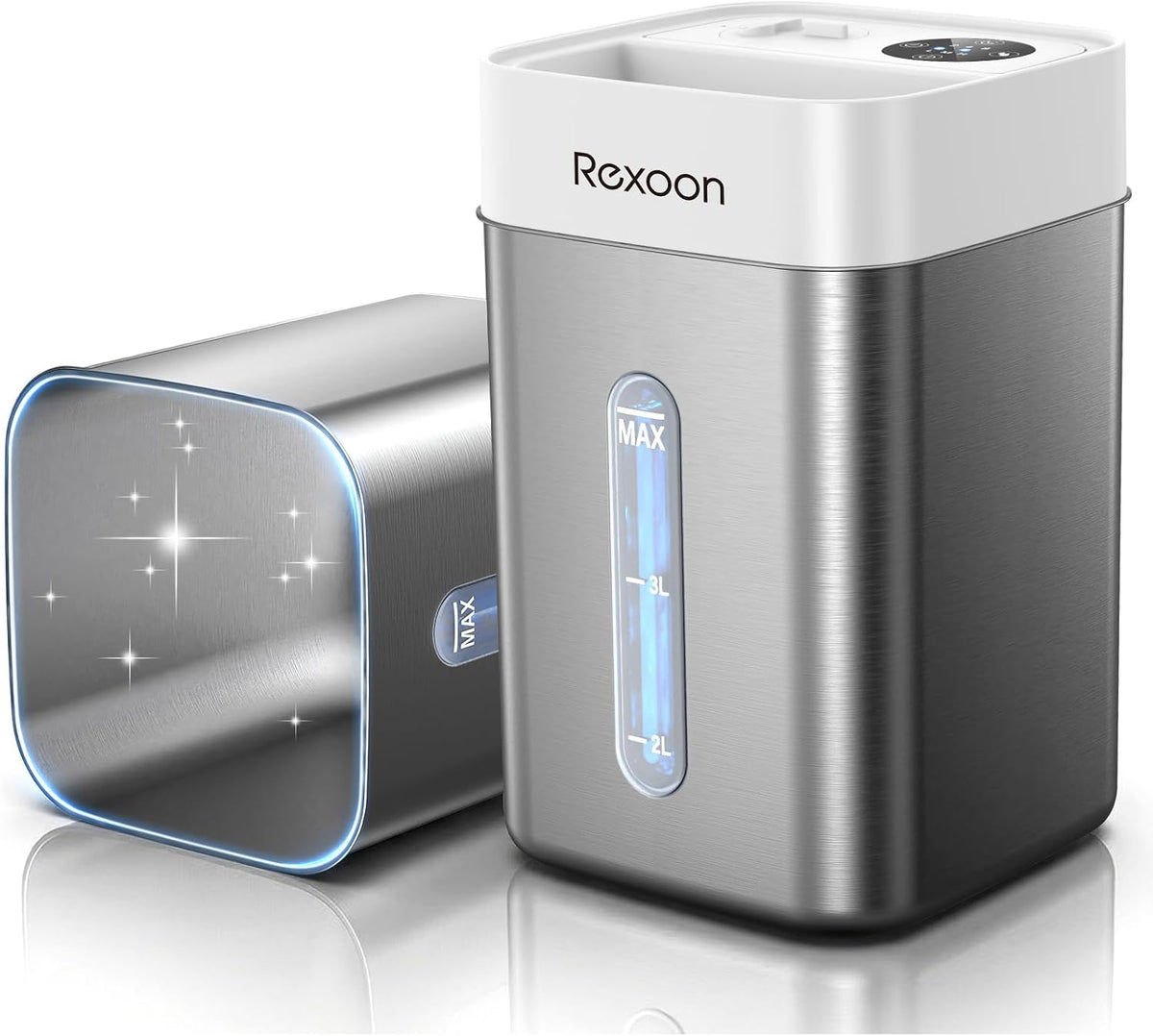 Humidificador de acero inoxidable de 4.6L\/1.2Gal para el dormitori...